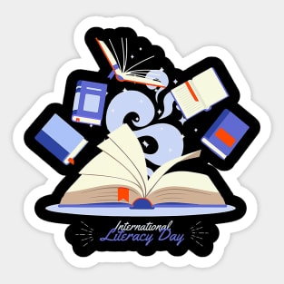 Happy International Literacy Day Sticker